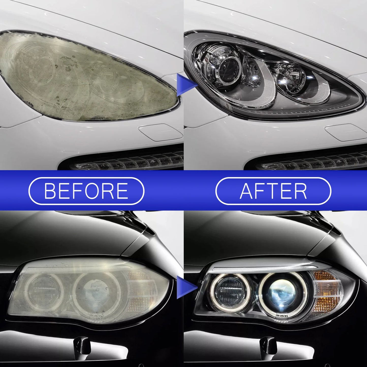 Car Headlight Restoration Polishing Kits