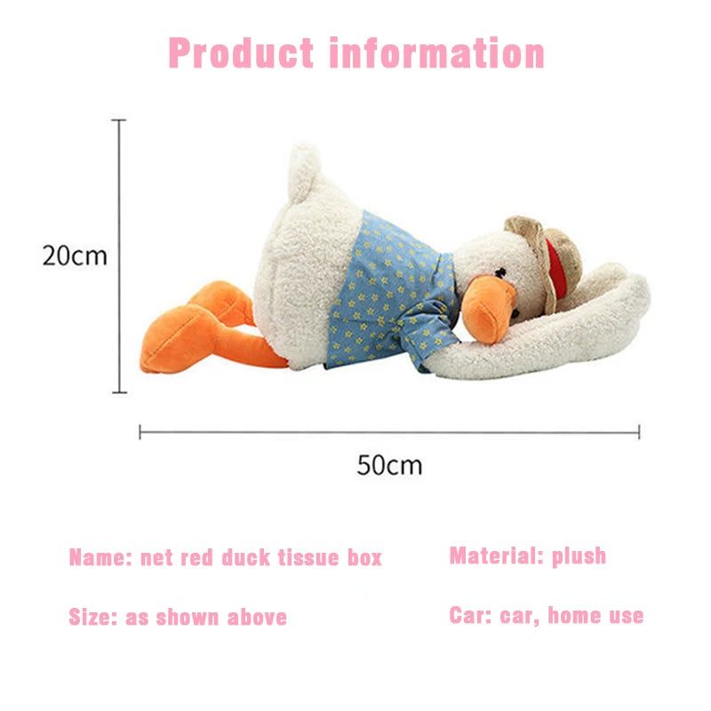 Cute Duck PlushTissue Bag