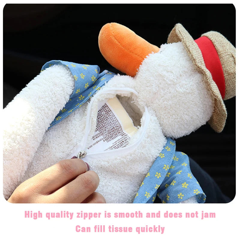 Cute Duck PlushTissue Bag